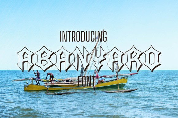 Abanyaro Font: Bold Blackletter for Web Design