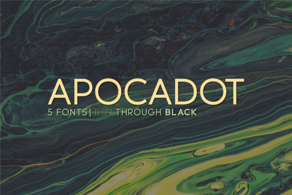 Apocadot: The Versatile Sans Serif Font for Crafters