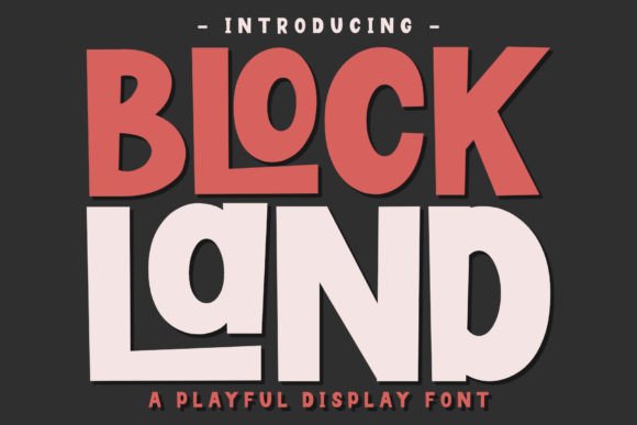 Blockland: The Bold Typeface for Modern Campaigns
