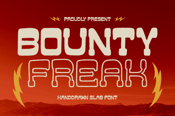 Bounty Freak: A Bold Slab Serif Typeface for Editors