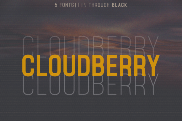 Cloudberry: A Modern Sans Serif Font for Web Design