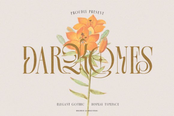Darkones: A Bold Blackletter Font for Editorial Impact