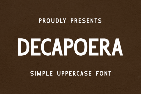 Decapoera: A Bold Sans Serif Font for Modern Campaigns