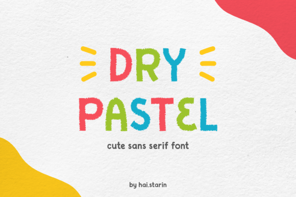 Dry Pastel: A Vibrant Sans Serif Font for Web Design