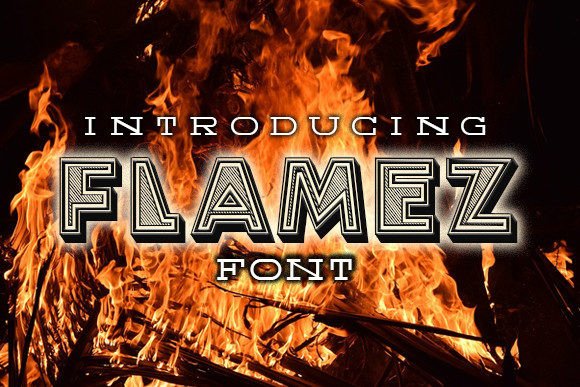 Flamez Font: Bold Type for Branding