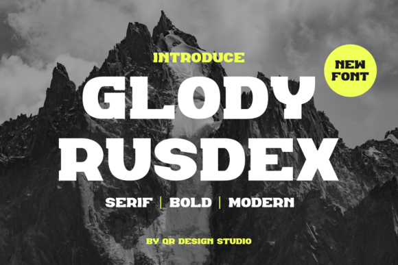 Glody Rusdex: A Bold Typeface for Modern Web Design