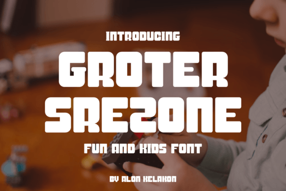 Groter Srezone: A Bold Typeface for Modern Web Design