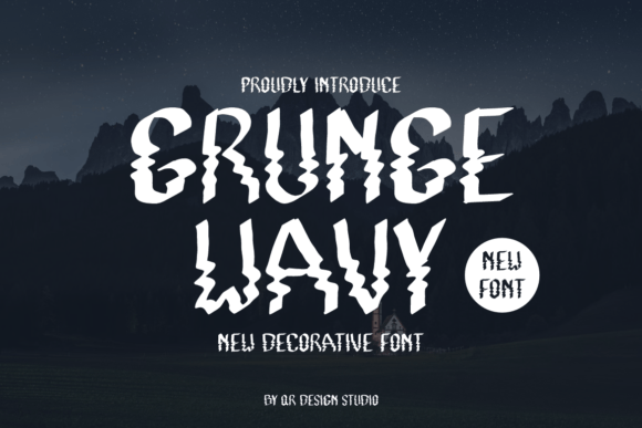 Grunge Wavy Typeface for Bold Branding