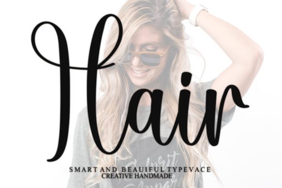 Hair Font: A Bold Typeface for Confident Branding