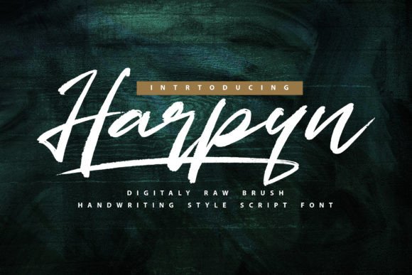 Harpyn: A Bold Handwritten Font for Campaigns