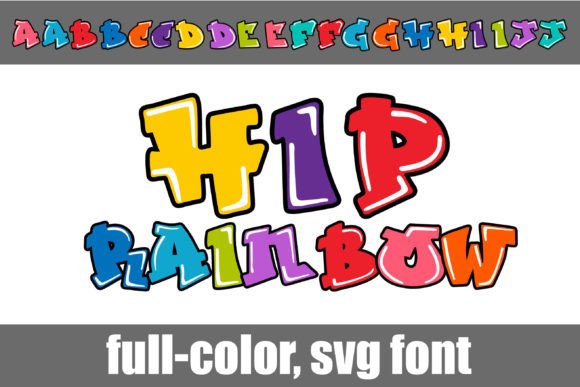 Hip Rainbow Font: A Playful Choice for Editorial Design