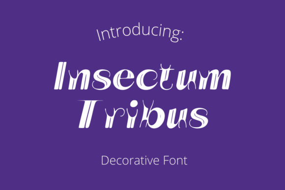 Insectum Tribus Font: Bold Branding for Small Business