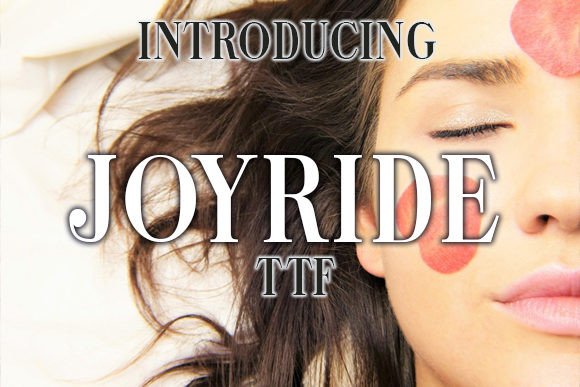 Joyride: A Bold Serif Font for Editorial Impact