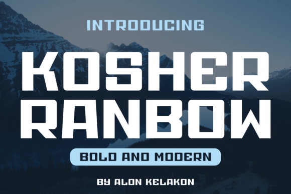 Kosher Ranbow: The Serif Typeface That Commands Attention