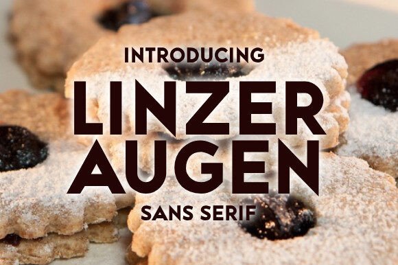 Linzer Augen: A Bold Sans Serif Font for Makers