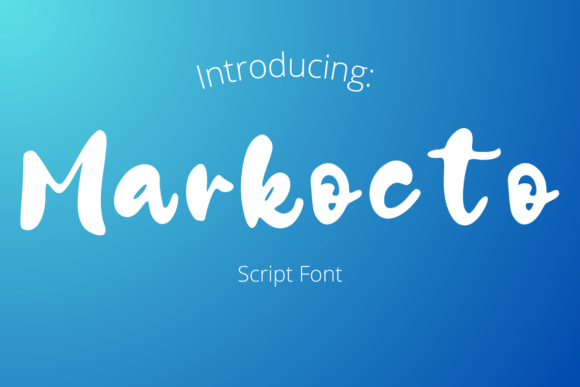 Markocto Typeface for Editorial Design