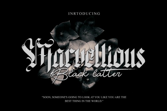Marvellious: A Bold Blackletter Typeface for Modern Brands