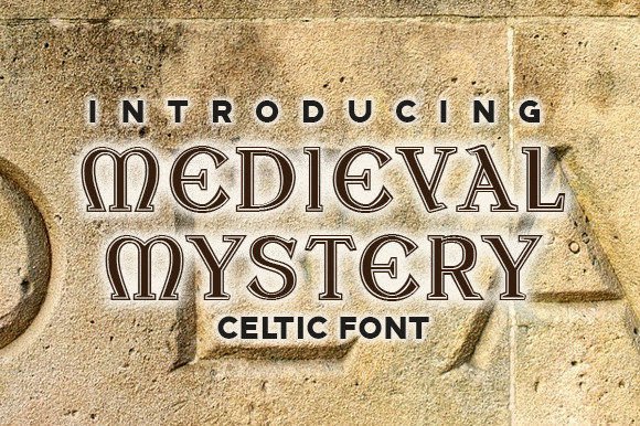 Medieval Mystery: A Bold Blackletter Font for Crafters