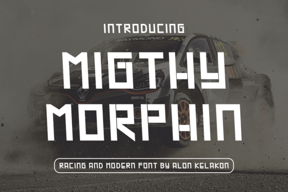 Migthy Morphin: A Bold Sans Serif Font for Web Design