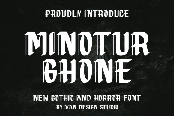 Minotur Ghone: A Bold Blackletter Font for Makers