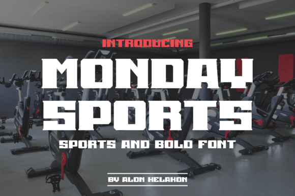 Monday Sports Font: Bold Serif for Impact