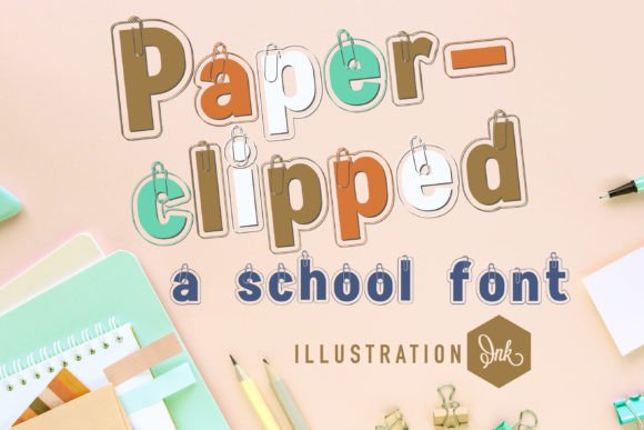 Paperclipped: A Playful Display Font for Modern Web Design