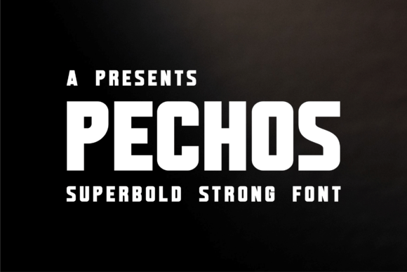 Pechos: A Bold Sans Serif Font for Modern Brands