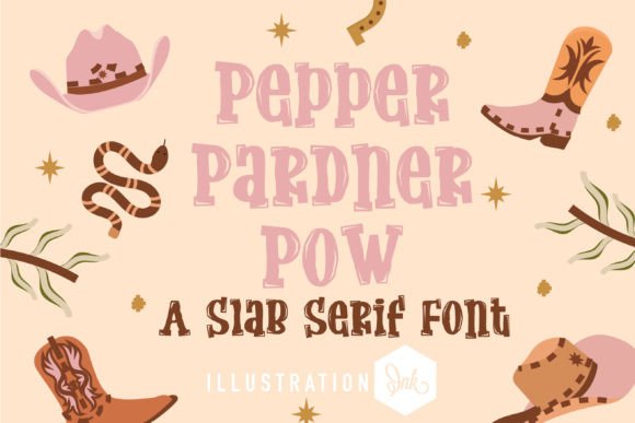 Pepper Pardner: A Bold Slab Serif Typeface