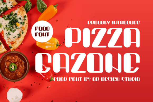 Pizza Gazone: A Bold Typeface for Modern Editorial Design