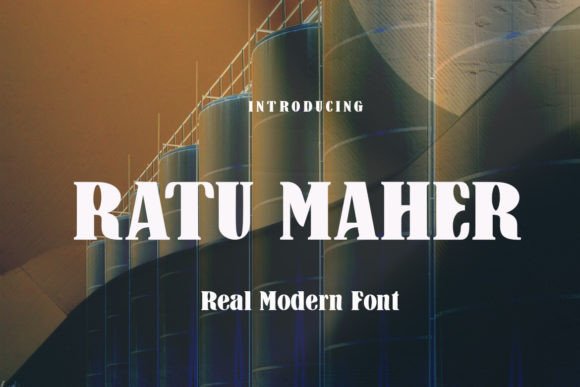 Ratu Maher Serif Font for Crafters