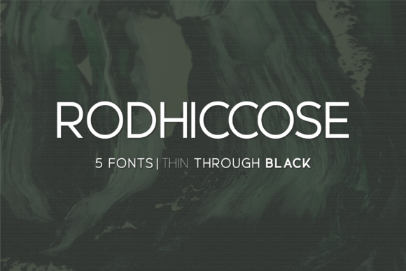Rodhiccose: A Modern Sans Serif Font for Campaigns