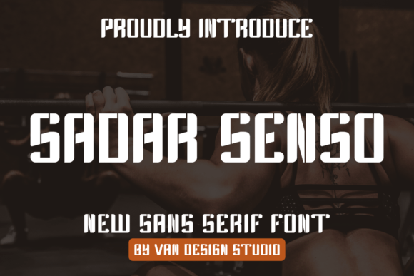 Sadar Senso: A Bold Typeface for Modern Brands