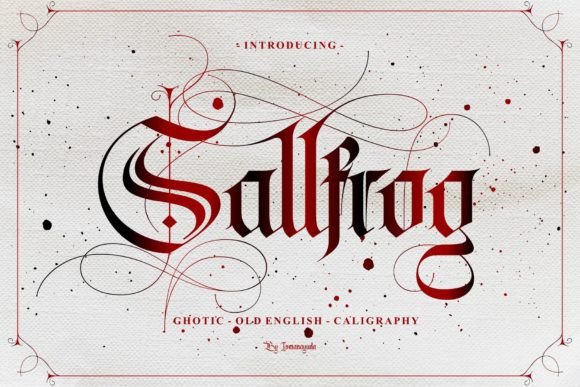 Sallfrog: A Bold Blackletter Font for Campaigns