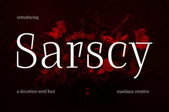 Sarscy: A Bold Serif Font for Brand Identity