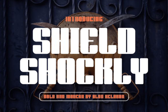 Shield Shockly: A Bold Serif Font for Makers