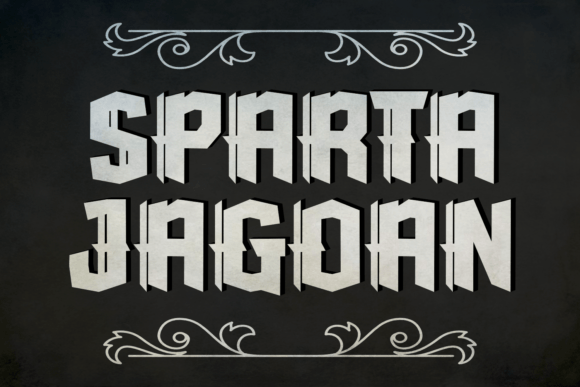 Sparta Jagoan: A Bold Blackletter Font for Editorial Design