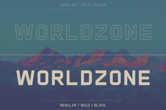 Worldzone: A Bold Typeface for Modern Web Design