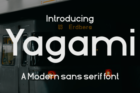 Yagami: A Bold Sans Serif Typeface for Modern Brands