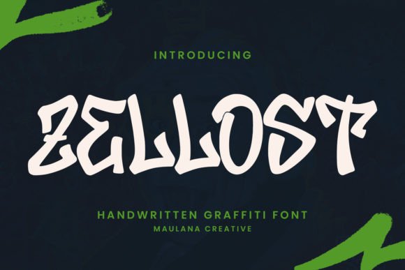 Zellost Font Review: Bold Graffiti Style for Web