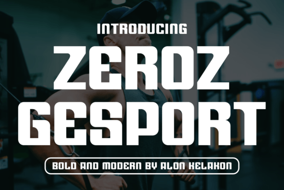 Zeroz Gesport: A Bold Sans Serif Font for Branding